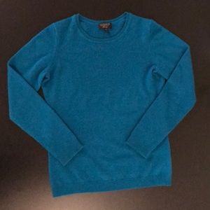 Charter Club Luxury Cashmere Blue/green Sweater XS